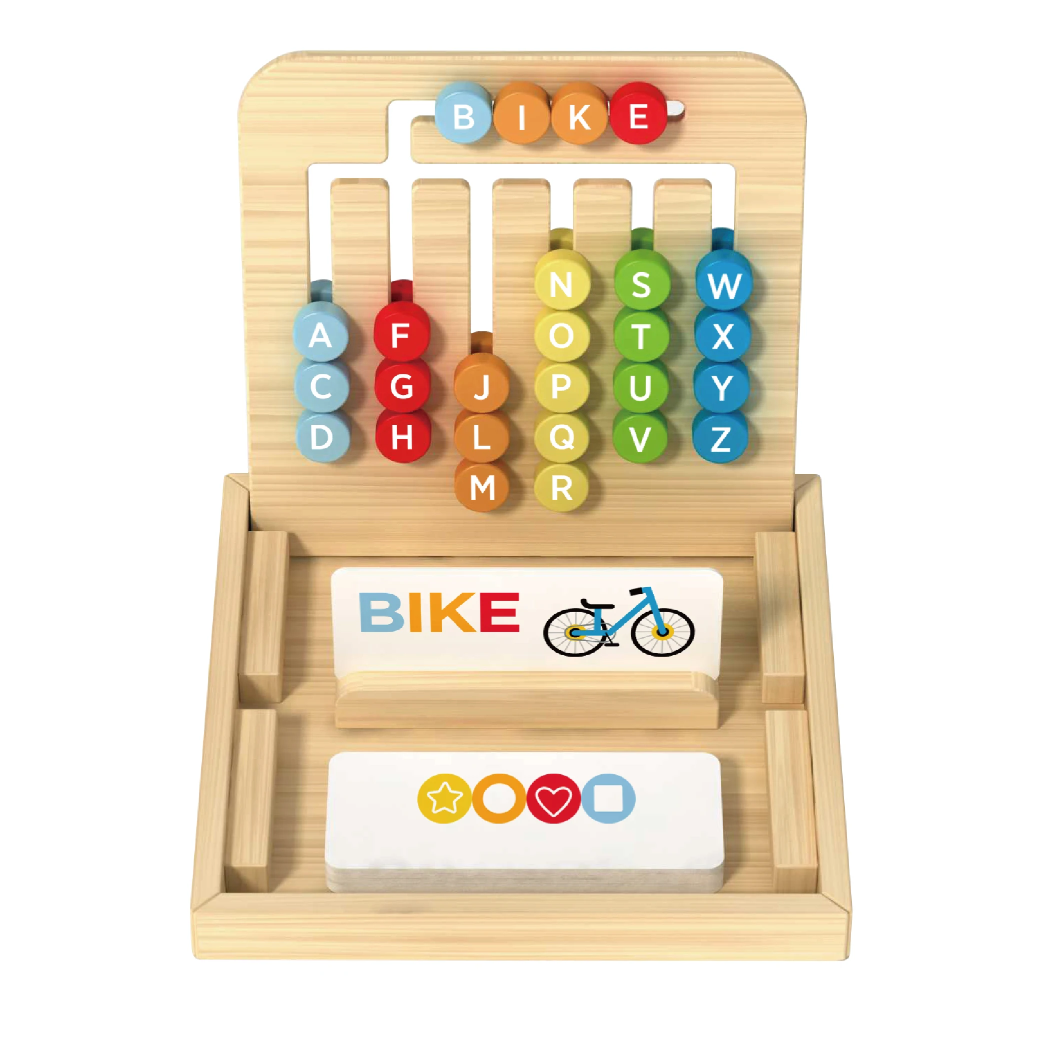 26 English Letters Board Letter Spelling Educational Graphic Board Math Manipulatives Learning Sticks Counting Toys