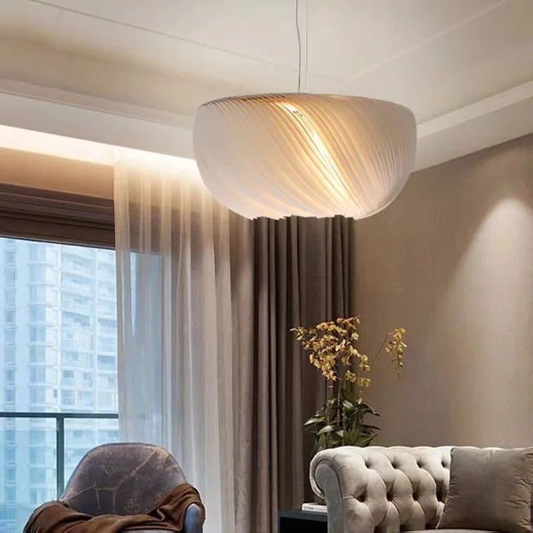 Modern Style Residential Hotel Room Home Decoration Aluminum Parchment Led Pendant Light