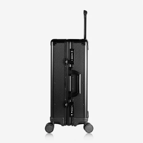 24 inch carbon fiber luxury suitcase set luggage travel trolly bag