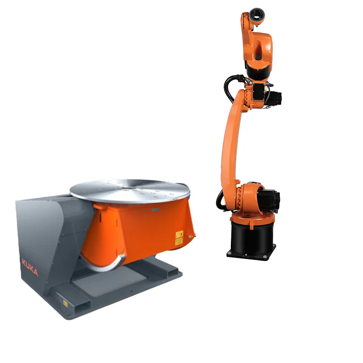 KUKA KR 8 R1440-2 Robotic System Efficient ARC MIG Welding Equipment with KP1-V2T Automatic Positioner