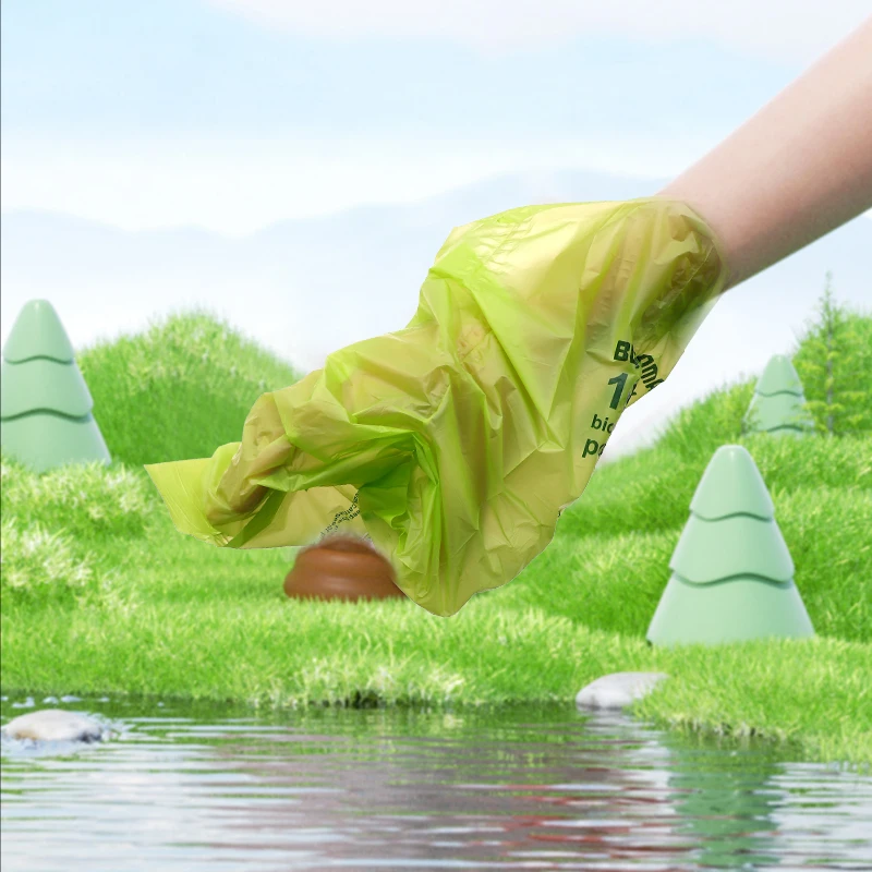 Pet Degradable Waste Disposal Bag EPI Biodegradable Poop Bags Eco Dog Poop Pet Garbage Compostable Poop Bag