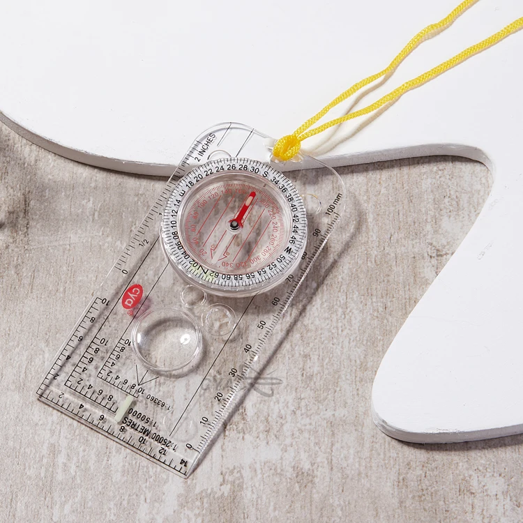 Advanced Scout Compass for Orienteering, Hiking, and Backpacking in both day and night