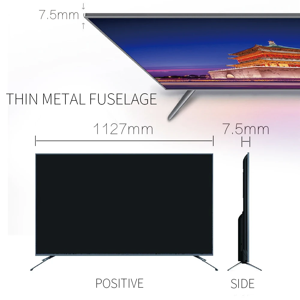 FY3D-V-50 светодиодные очки 3d TV smart монитор с высоким