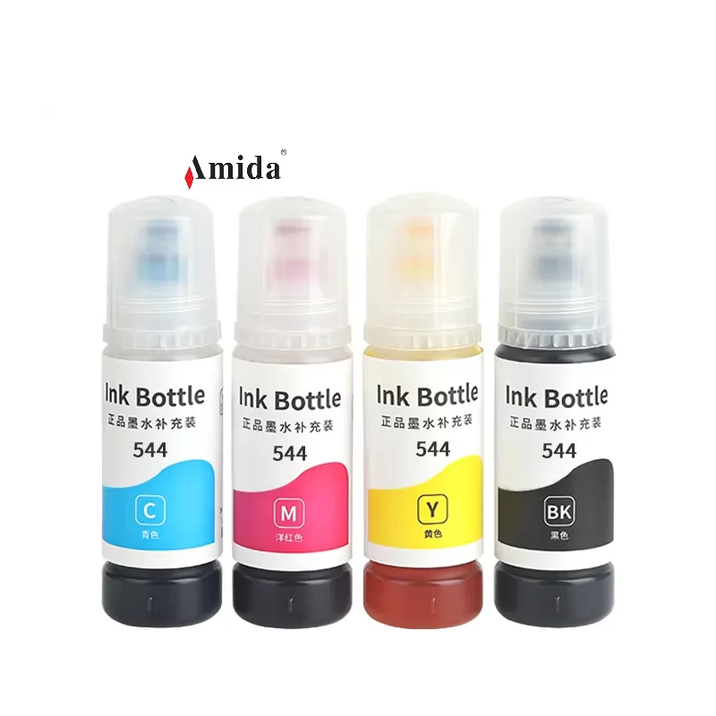 Чернила Amida совместимые с Epson EcoTank L1110/L3110/L3150/L5190 красящие чернила 544