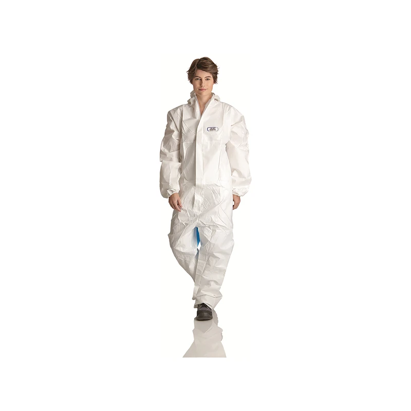 WEIDINGER Particle Proof Antistatic Workwear Hybrid Coverall With Zipper White Size XXL Safety Clothing