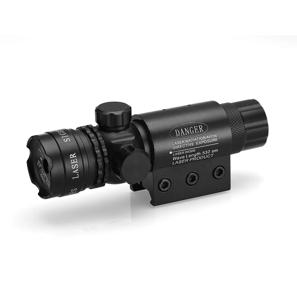 
Tactical 532nm 650nm powerful 5mw red green dot laser sight pointer for gun 