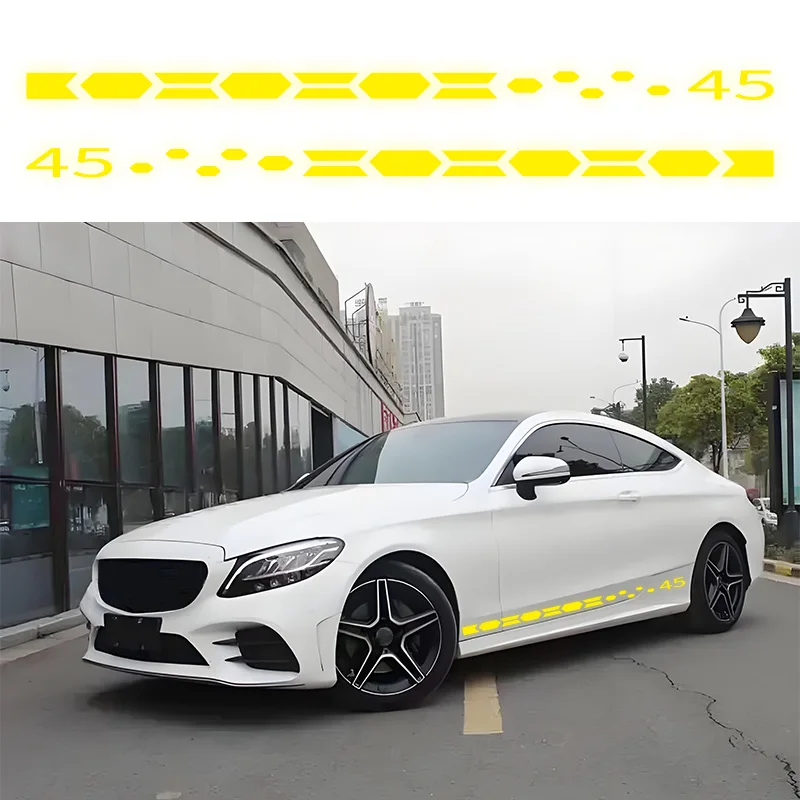 Waterproof Sports Car Door Body Side Decoration Strip Clubsport45 VW Golf 6 7 8 MK8 R Line Trim Accessories 2020-2023 Models