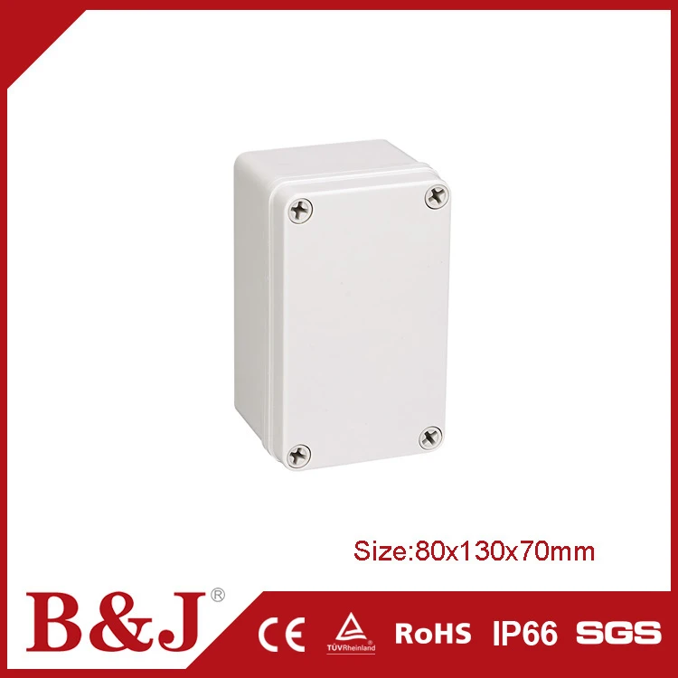 B&J Factory Custom 80x130x70mm Size Outdoor IP68 Waterproof Electrical Junction Case Meter Box