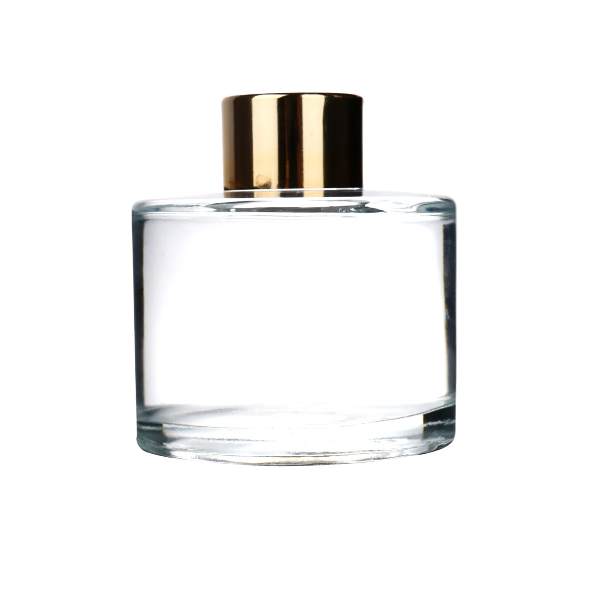 
Factory Wholesale Empty Cube 100ml Round Black Perfume Aroma Diffuser Fragrance Bottle Glass Aromatherapy Bottle 