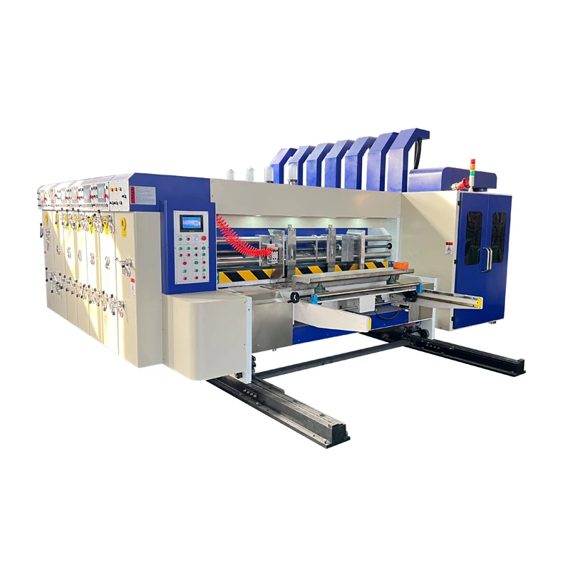 Full Automatic high Speed flexo printer slotter die cutting Carton printing machinery