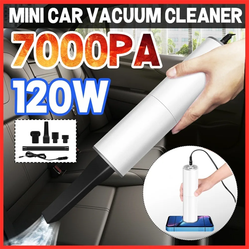 wet dry dual use high suction portable handheld mini car vacuum cleaner