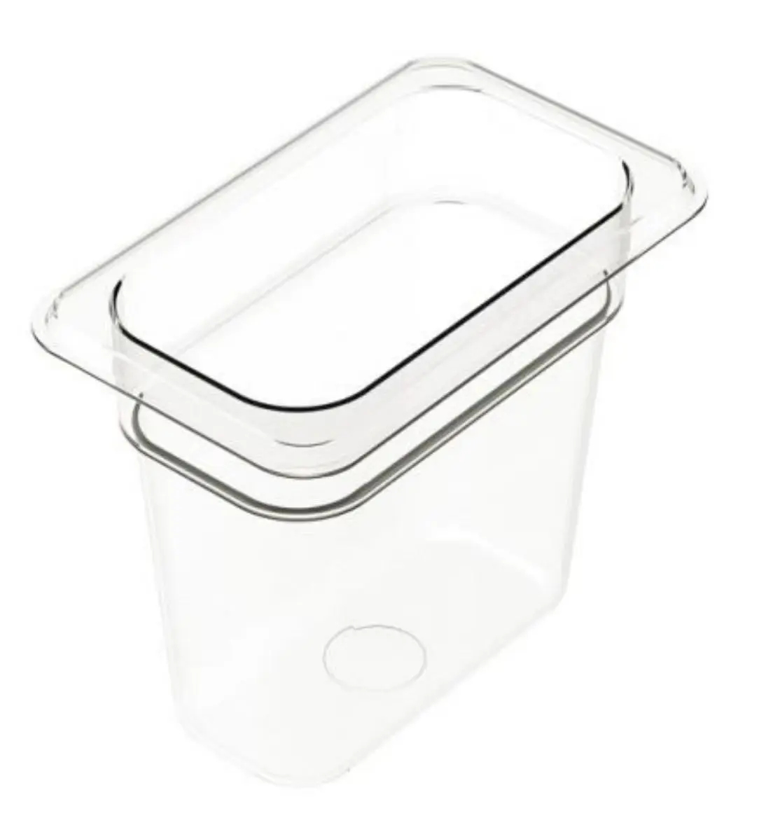 1/6 прозрачные контейнеры для гастронома, 4 дюйма