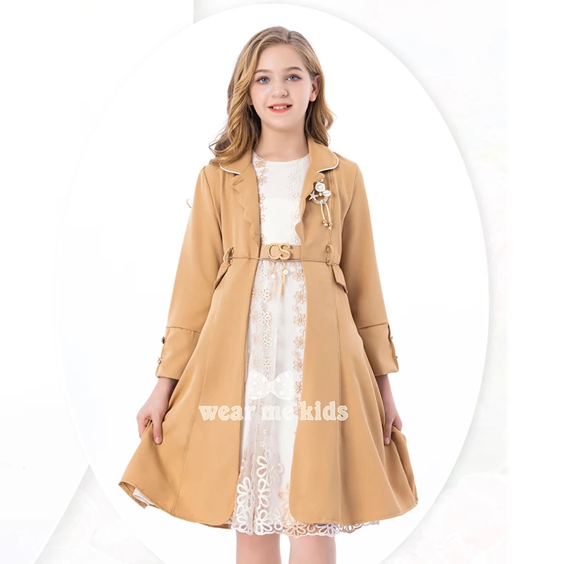 Top Selling Long Sleeve Street Wear Little Girls Dress Up Beautiful Children Princess Dresses For Girl