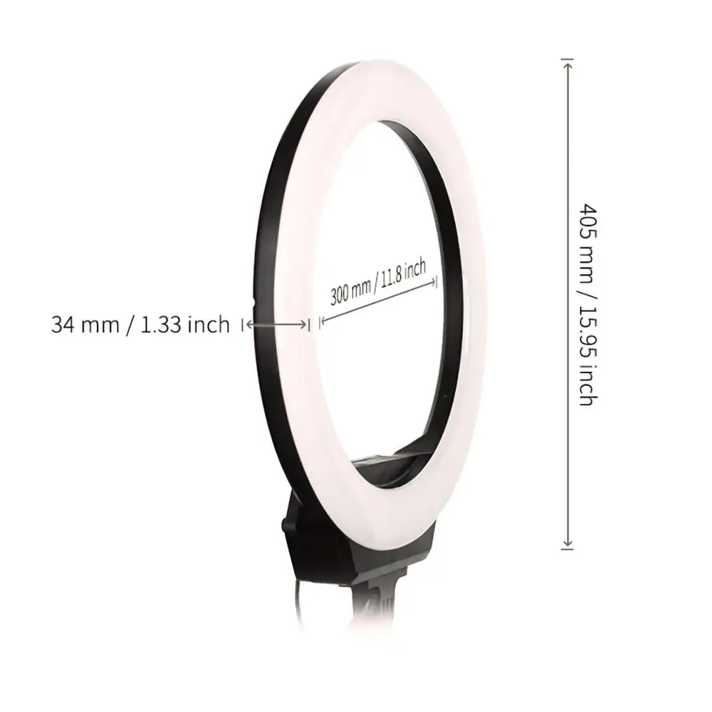 AFI hot 16 inch inner 16inch outer lighting setup Continuous Round  LED ring light