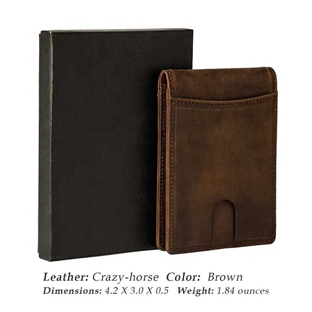 Saffiano Leather Bifold Leather Men Wallet Minimal Rfid Blocking Man Short Bifold Wallet Manufacturer for men