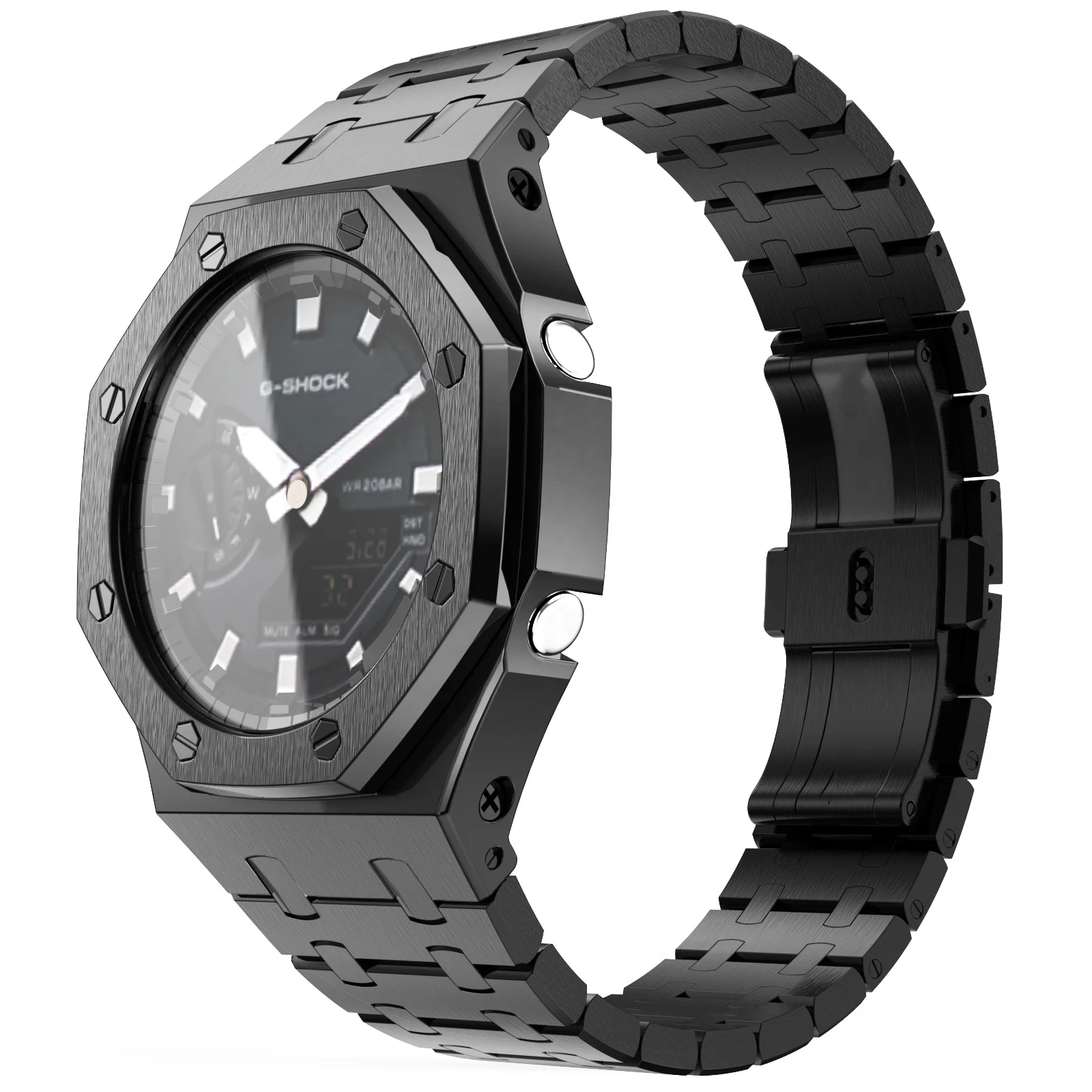 Высококачественный оригинальный корпус gshock GA2100 с батарейным блоком без платы управления питанием из нержавеющей стали 316l для часов Ap замена