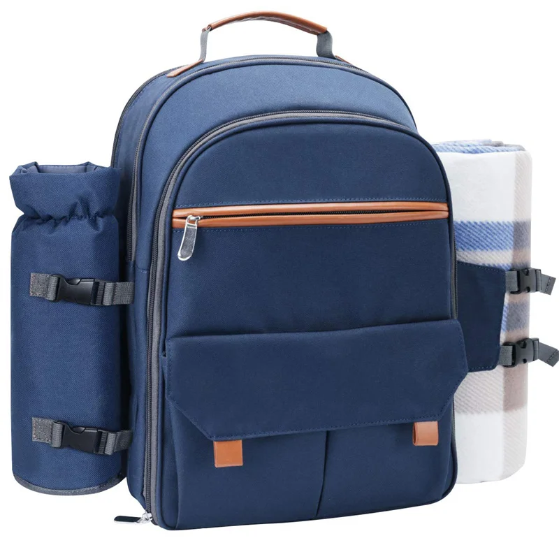 custom lunch Insulated cooler bag Picnic Cooler Backpack for 4 Person Set Waterproof Outdoor delivery bag