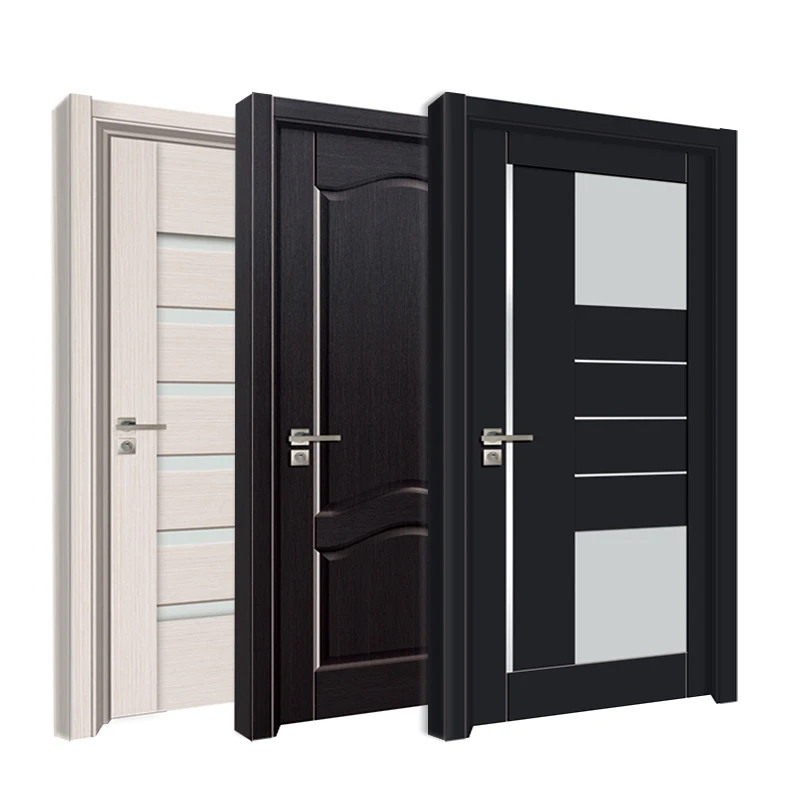 
Interior 2 Hours Fire Rated Residential MDF Wooden Door 