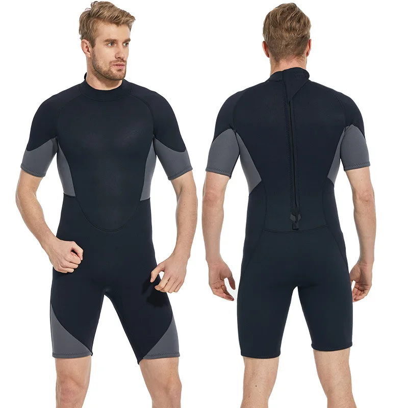 2mm 3mm Neoprene Shorty Wetsuit Scuba Diving Shorties Wetsuits for Men