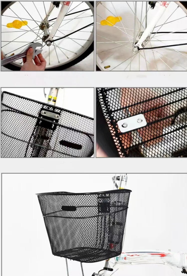 Wholesale Bicycle Accessories Bicycle Baskets Front Bicycle Baskets