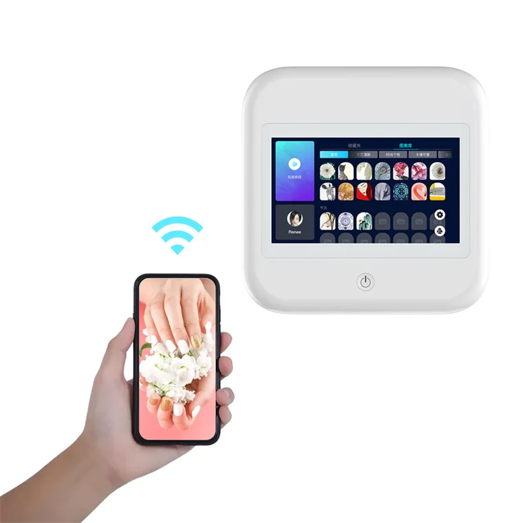 Мобильный принтер для ногтей 3d профессиональный цифровой и цветов машина