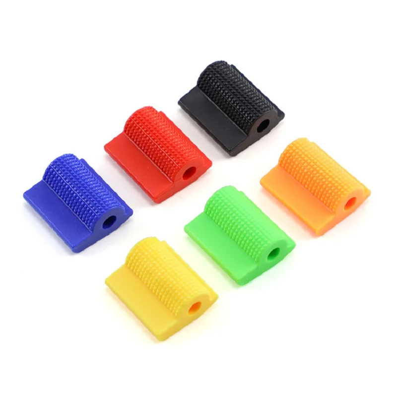 9mm Universal Motorcycle Shift Gear Lever Pedal Rubber Cover  Protector Foot Peg Toe Gel  Motor Accessory