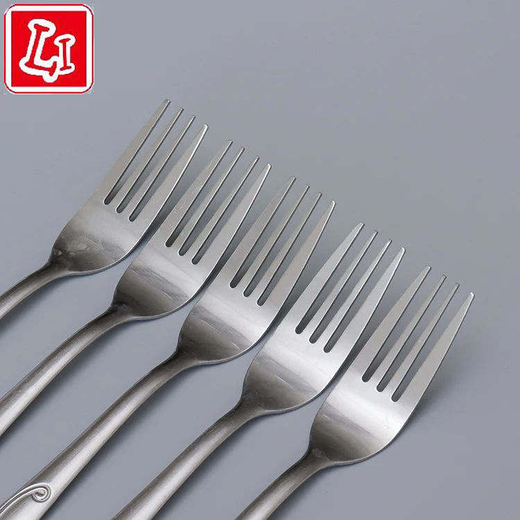 Stainless steel tableware kitchenware fork single item home style restaurant