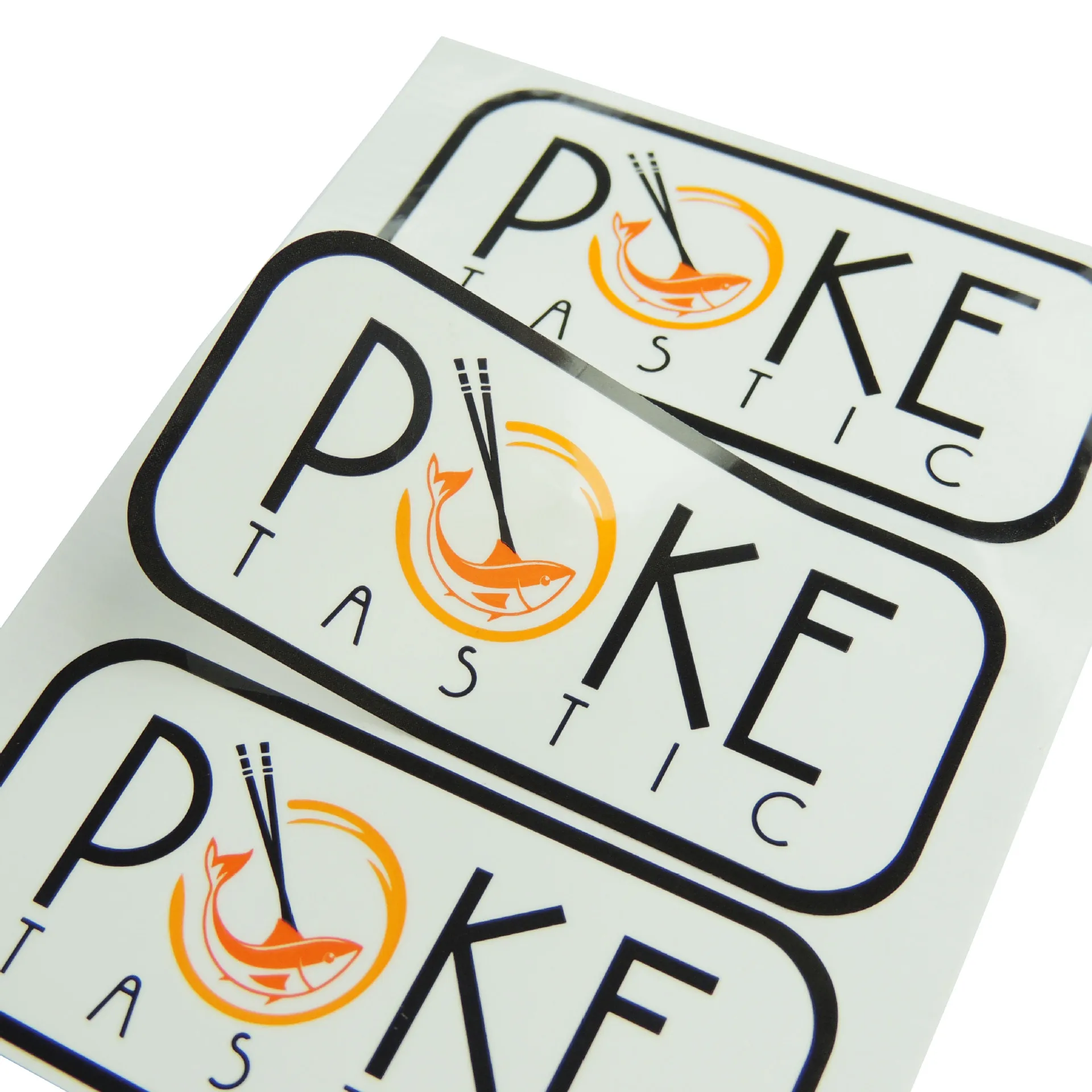 Wholesale Custom Logo Waterproof Sticker Synthetic Paper Labels Sticker