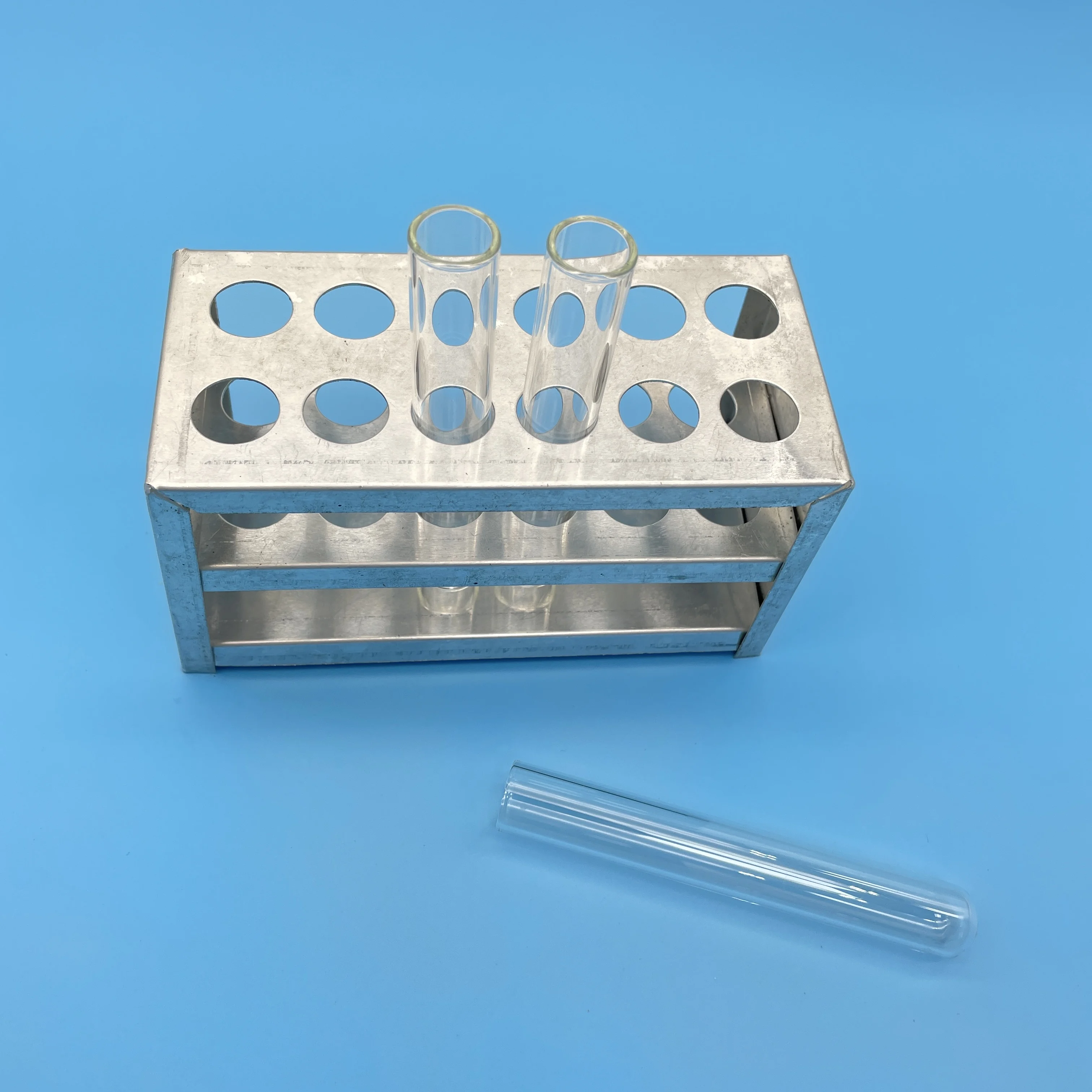 glass Flat Bottom Test Tube Transparent Custom OEM Medical  Color Design Screw Material Origin Type Laboratory Free Ect