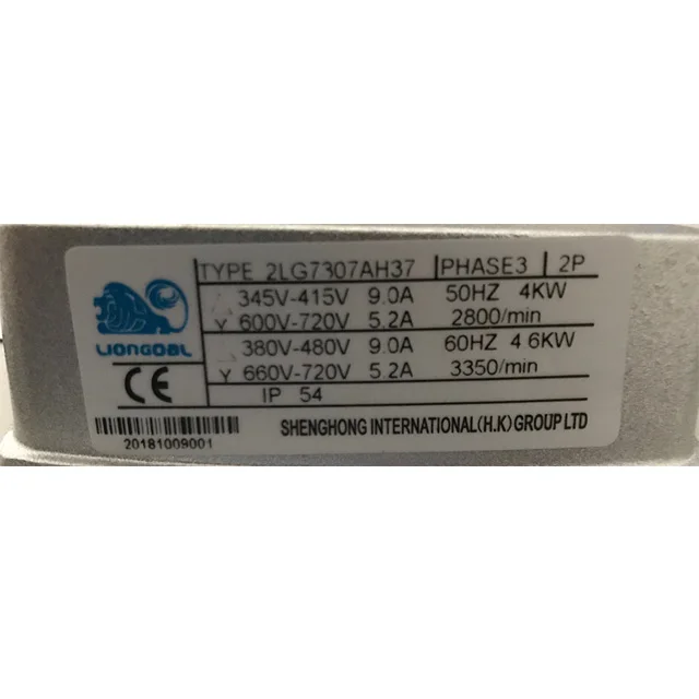 730H37 5.5HP High Pressure Vacuum Pump for Industrial Equipment