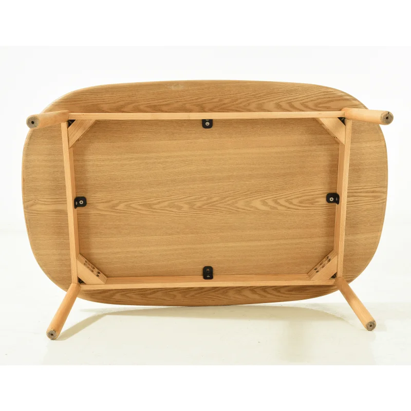 Japanese simple style high quality modern design furniture solid ash wood dining table TT-1294B
