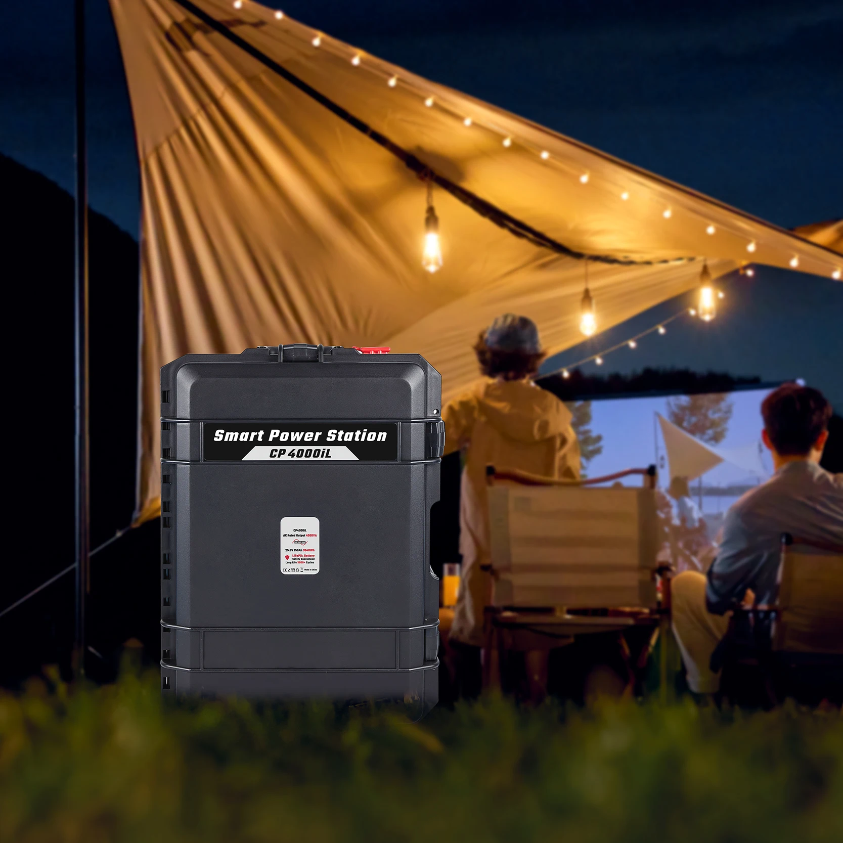Durable LiFePO4 Battery Portable Power Station  4000W for Reliable Energy Supply
