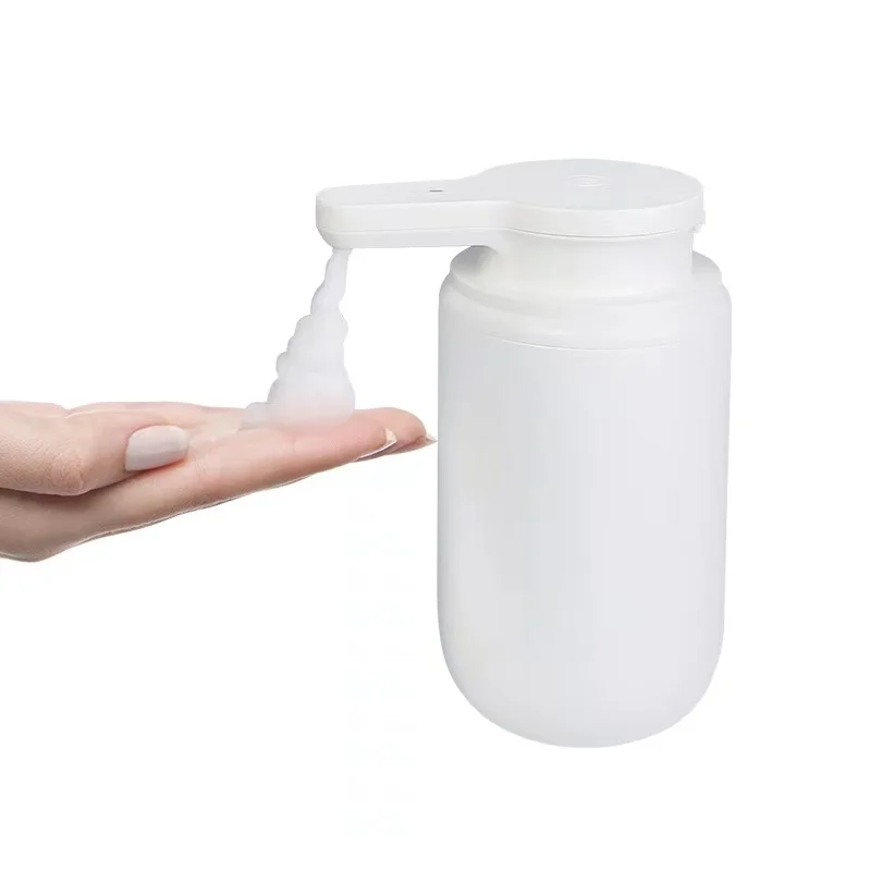 New White Rechargeable Electric Foam Soap Dispenser Touchless Dish Plastic Automatic Sensor Soap Dispenser