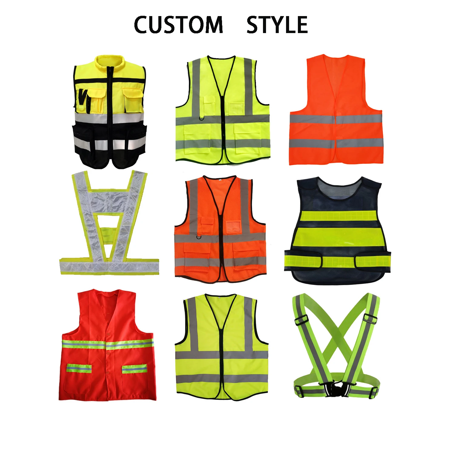 Custom Polo Shirt Security Uniform Badge Patch Reflective Stripes Two Tone Polo Shirt For Men Mesh Security Guard Staff Uniform