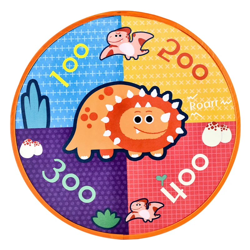 Kids Party Play Game Promotional Toys Classic Custom OEM 66CM Double Sides Twisty Textile Target Sport Dart Board Game