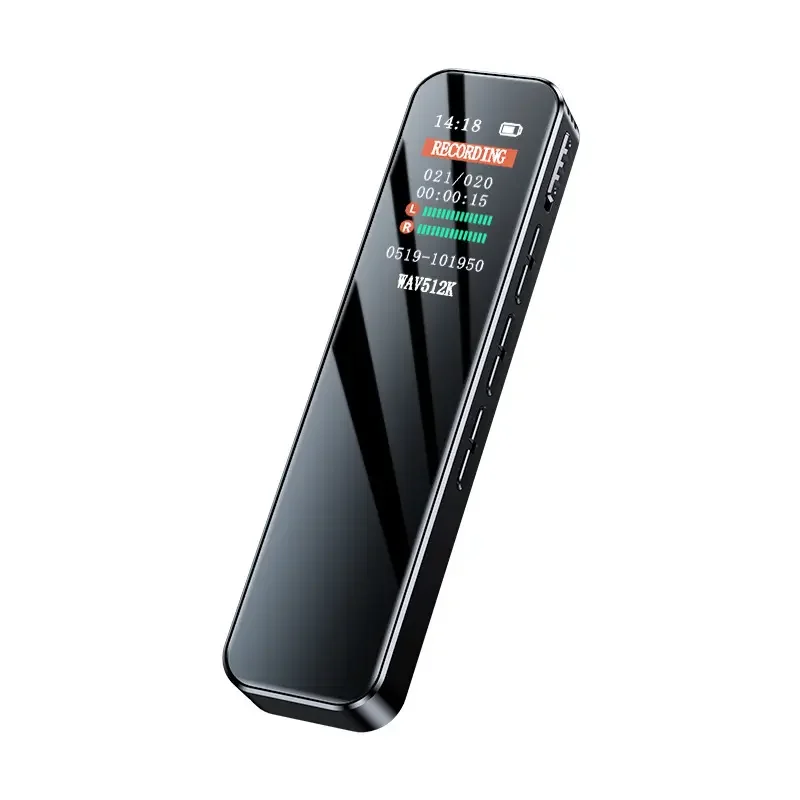 In stock portable mini noise cancelling recording pen LCD high-definition display digital player 8G/16G/32G/64G MP3 music player