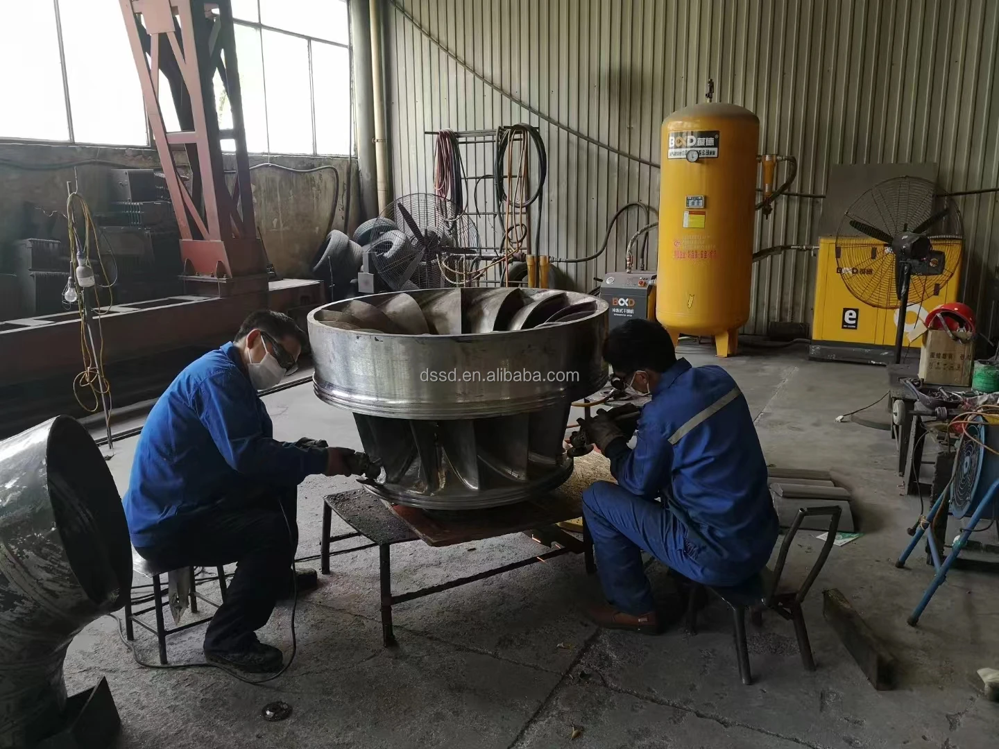 600kw  Factory Price  Francis Water Turbine   for Small Hydropower Plant  800kw 1000kw High Quality Equipment