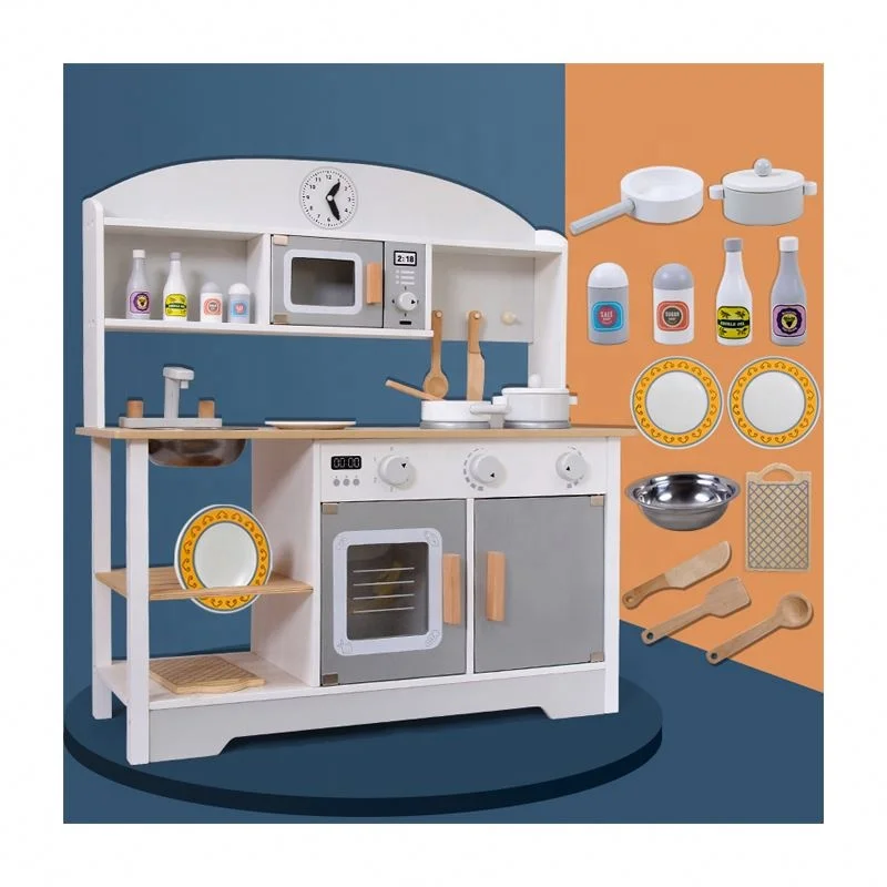 New Arrival Pretend Play Girl Cooking Game Kitchen Set Toys For Family Game
