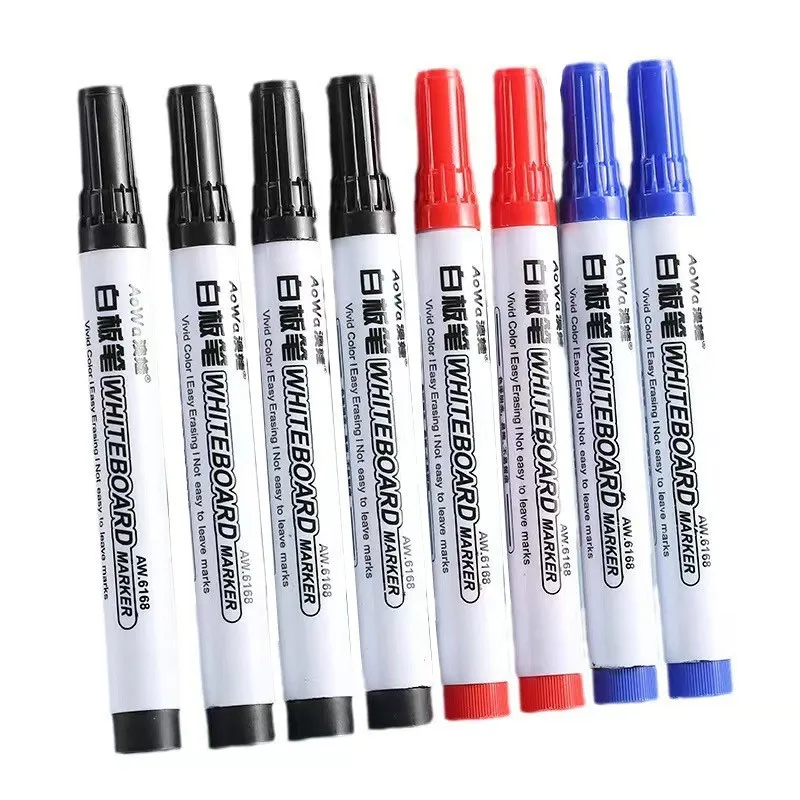 Eco-friendly Dry Erase Large Quantity White Board Pen For School&office Functional Waterproof Whiteboard Marker Pen Set
