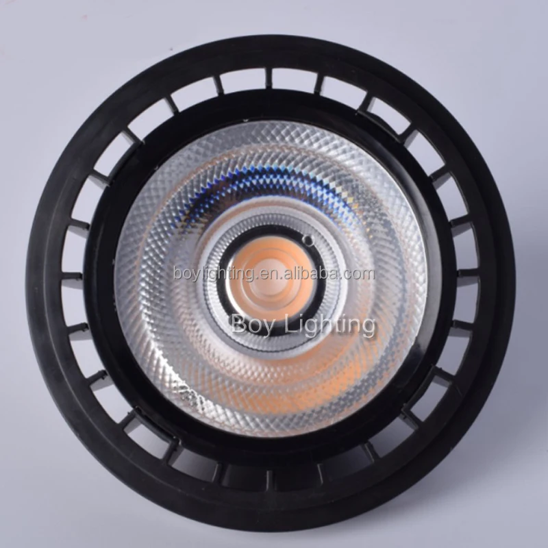Hot silvery reflector 15/24/36 beam angle 9w ar111 qr111 g53 led bulb