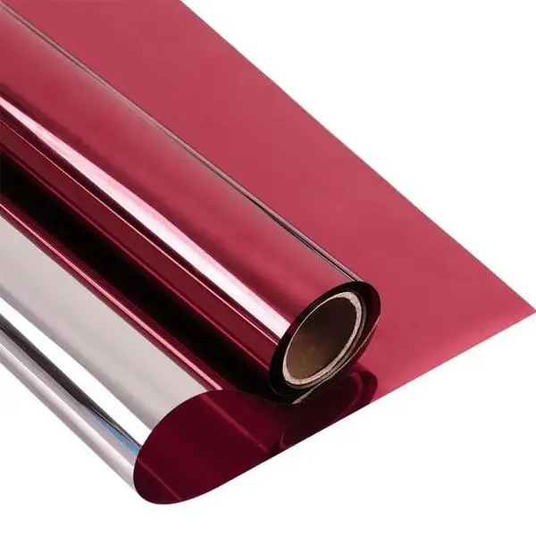 Factory Price Cheap Silver Mirror Reflective One Way Glass Window Film Uv Privacy Protection Building Solar Window Film