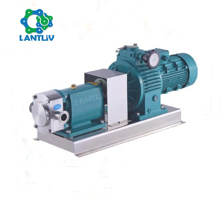 Высокая эффективность санитарная нержавеющая сталь SS304 SS316L пищевой вязкий жидкостный насос для доставки масла