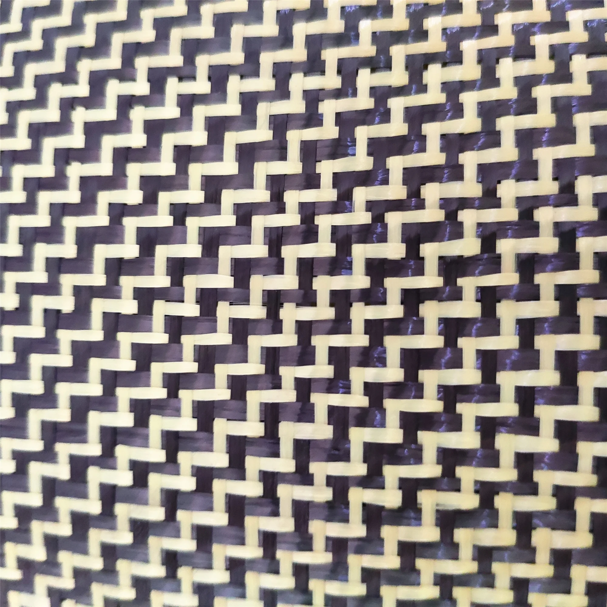 Желтая арамидная ткань из углеродного волокна