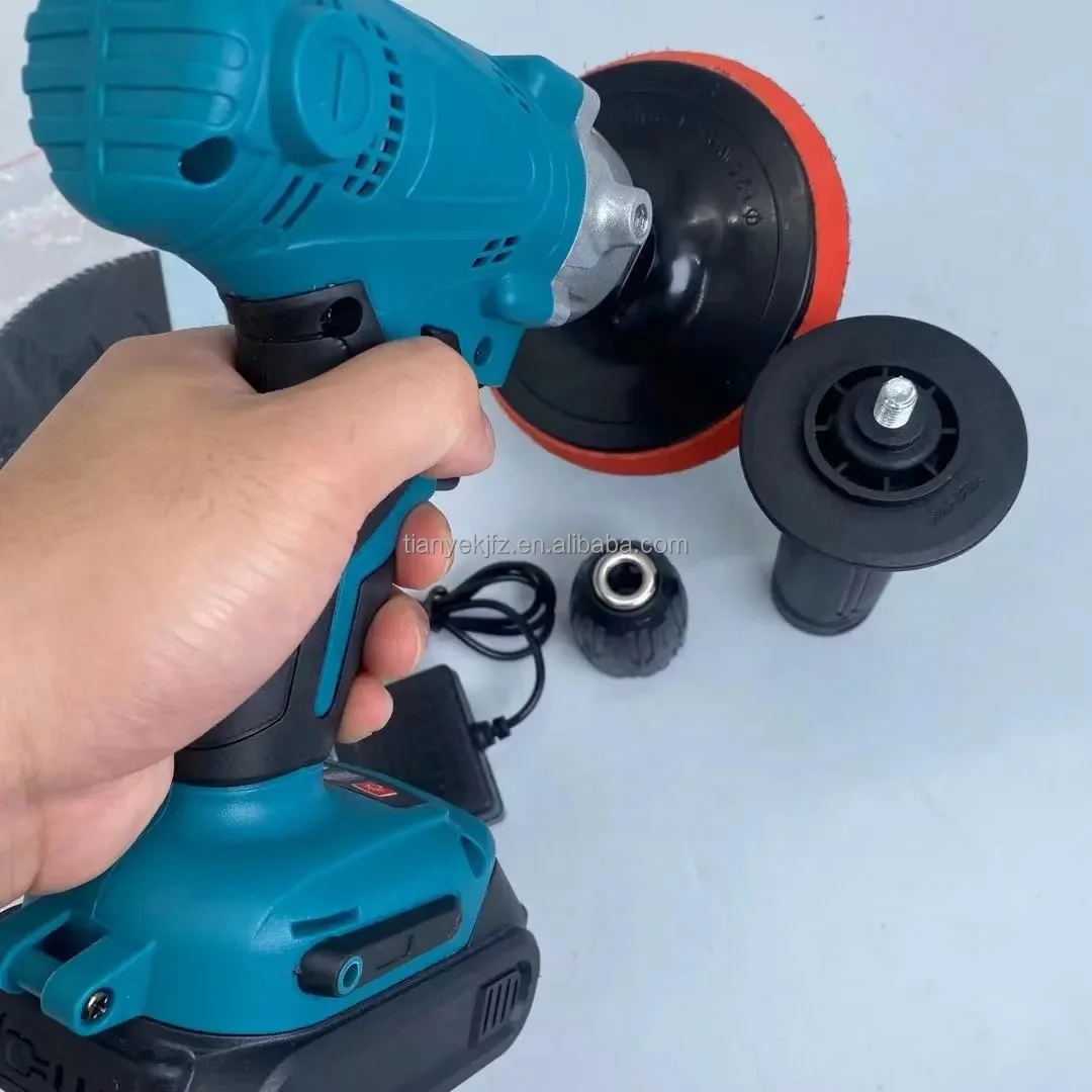Factory Price Hot Selling 123mm Mini Rotary Orbit Polisher Cordless Car Polisher Rechargeable Battery Industrial Grade