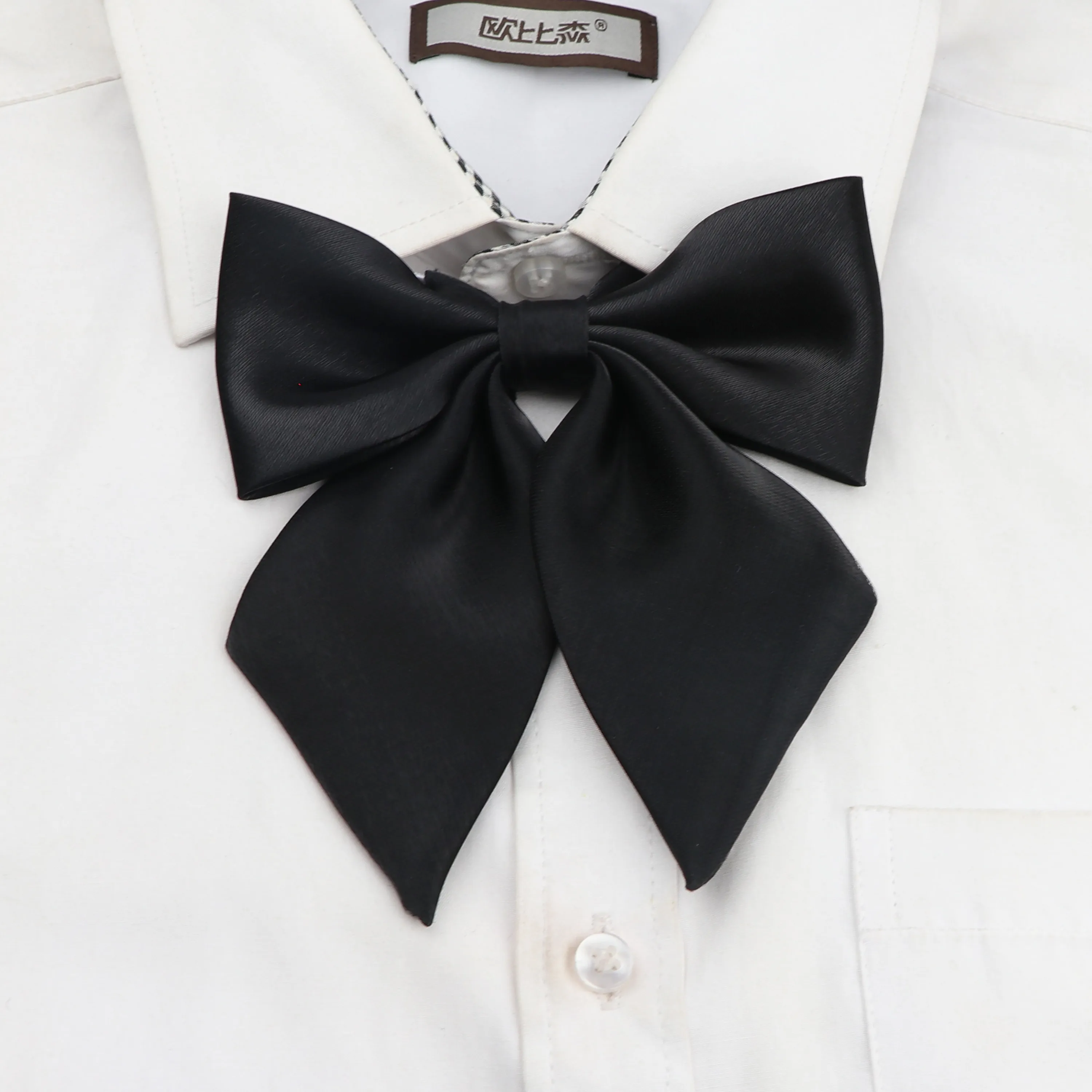 Colorful School Girl Shirts Bowtie Ladies Women Wedding Party Bowknot Pink Bule Black Classic Butterfly Knot Suits Accessories