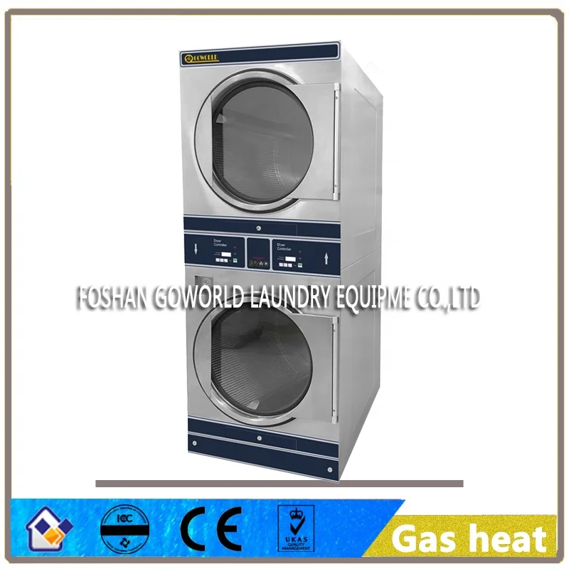 gas heating commercial combo dryer,combo washer dryer,laundry machine