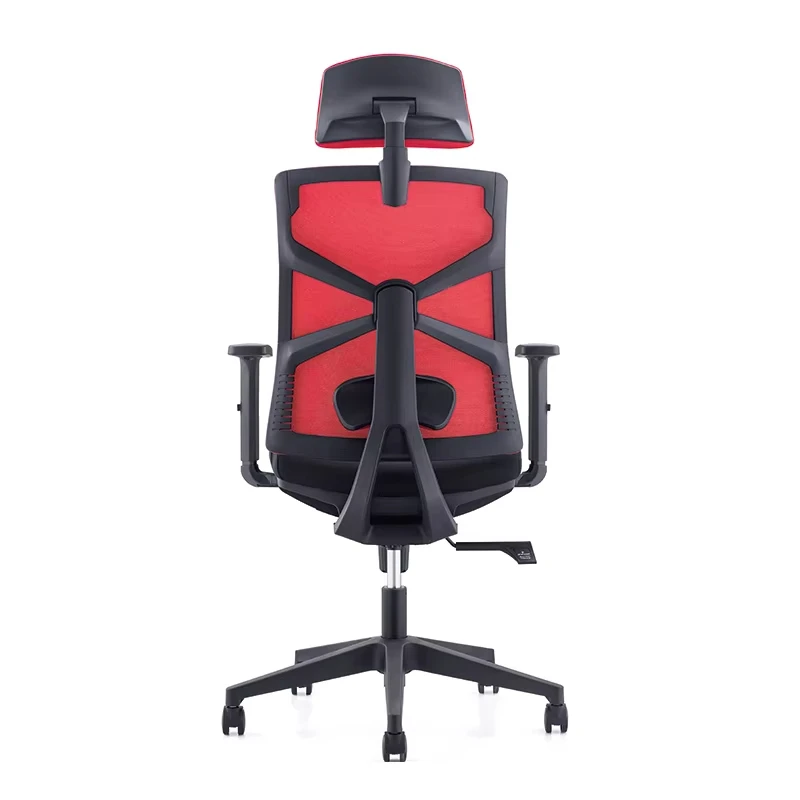 New Colorful Nylon Mesh Chair Office Chair with Silent Wheel Rotating Chair with footrest