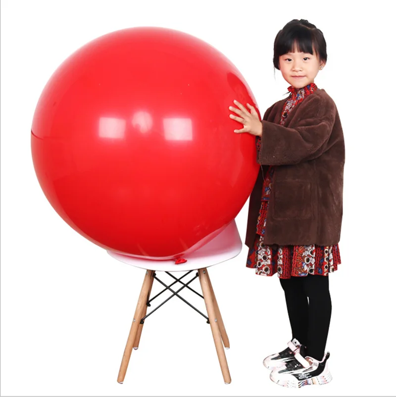 Оптовая продажа, большие 36 дюймовые круглые воздушные шары с индивидуальным принтом, гигантские латексные шары Jumbo для свадьбы, дня рождения, Baby Shower