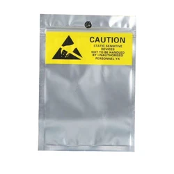 Three Size Seal Flat Bottom ESD Waterproof Hard Driver Pouches Anti-Static Shielding Packaging Bag for  Battery Package