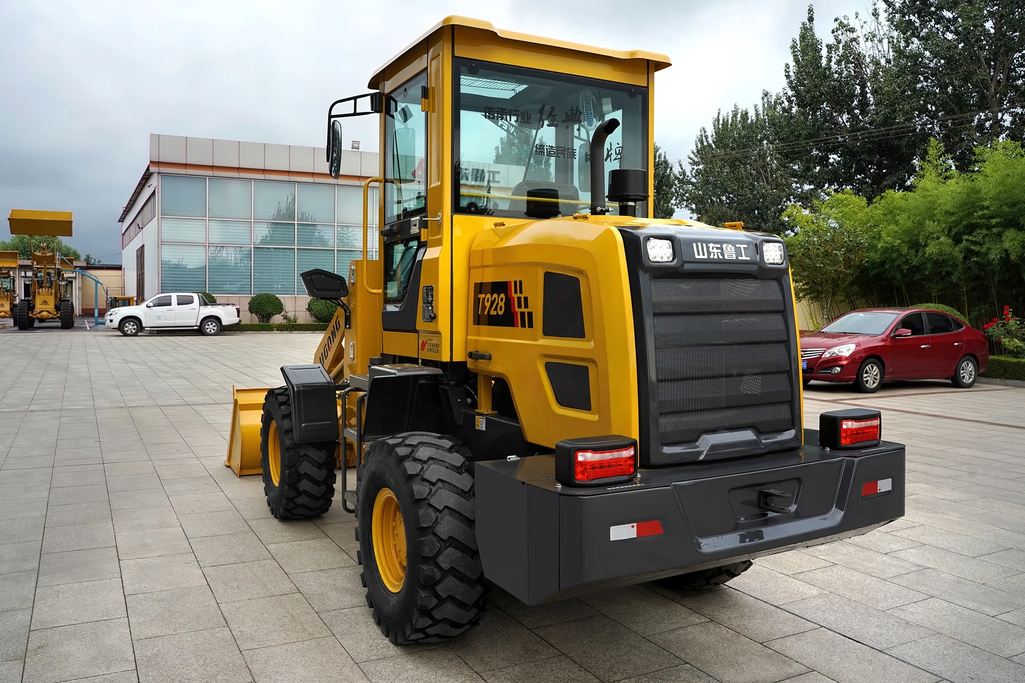LUGONG T928 new design small articulated Loader payloader machine mini wheel loader 0.6 ton to 5 ton price list